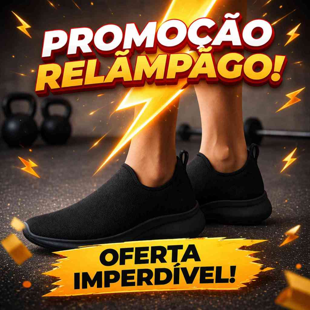 Tênis Meia Feminino Sem Cadarço Confortável e Leve caminhada academia