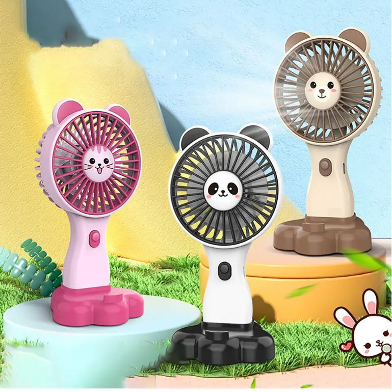 Mini Ventilador Portátil USB OIH-6113 – Silencioso, Recarregável e Compacto