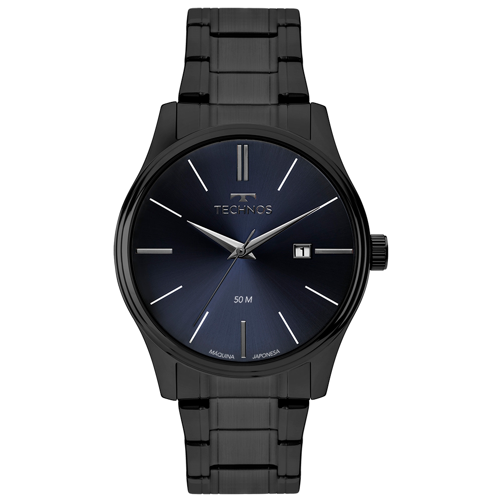 Relógio Technos Masculino Steel Preto Grafite - 2115txh/1a
