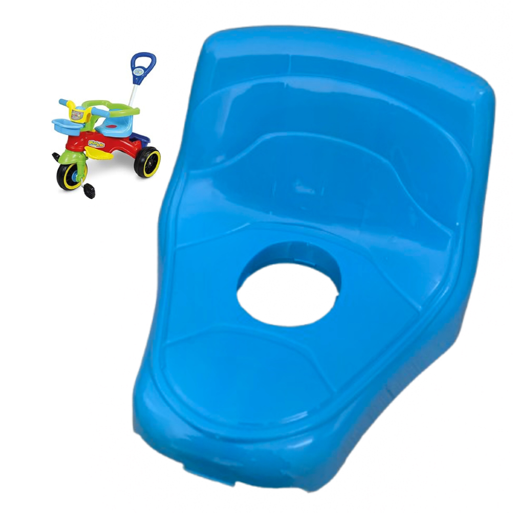 Banco para Triciclo Trike Maral Brinquedos - Azul Menino
