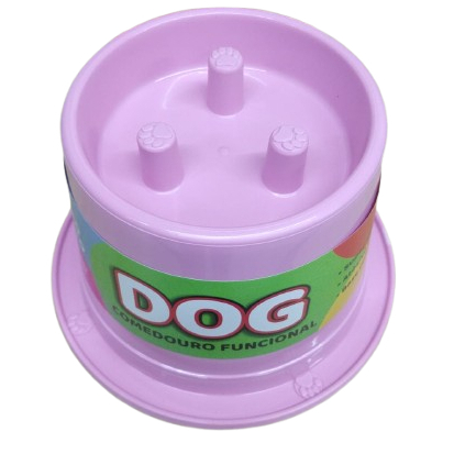 Comedouro Educativo Para Cachorro Alto E Lento - 250 Ml