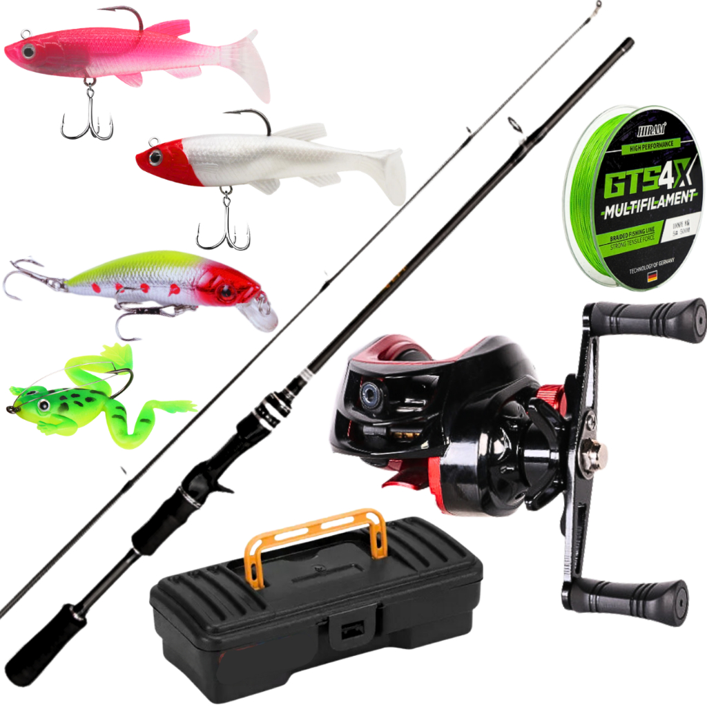 Carretilha De Pesca Anti Cabeleira Arrasto 10 kg Direita Esquerda Vara Fibra Linha Isca Artificial