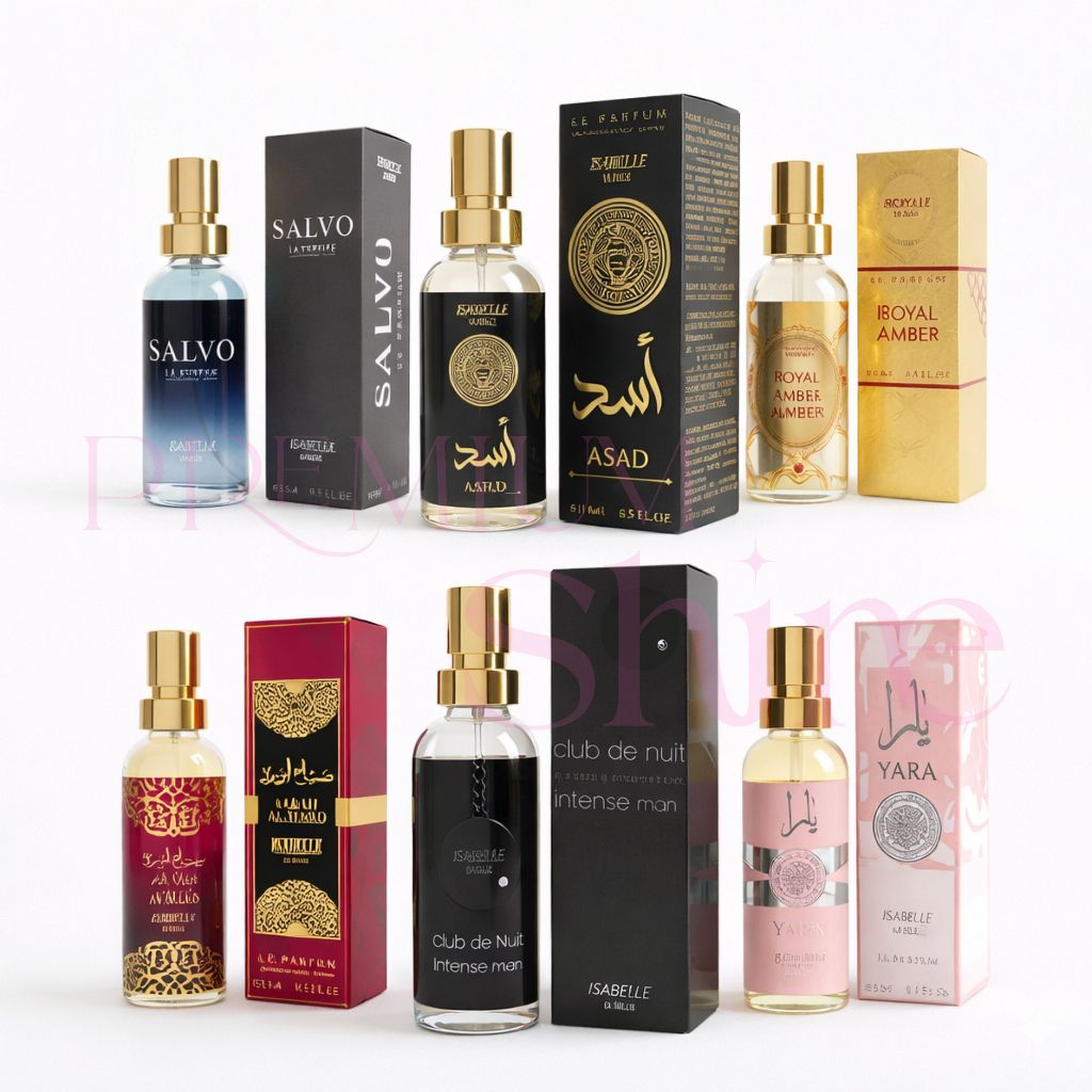 Perfumes Arabes 15ml - Isabelle la Belle (Asad, Yara, Victoria, Bourbon, Khamrah, Sabah)