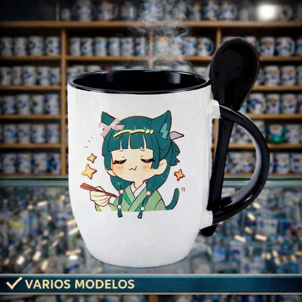 Caneca Diarios de Uma Apotecaria Personalizada 355ml Porcelana COM COLHER - 25033