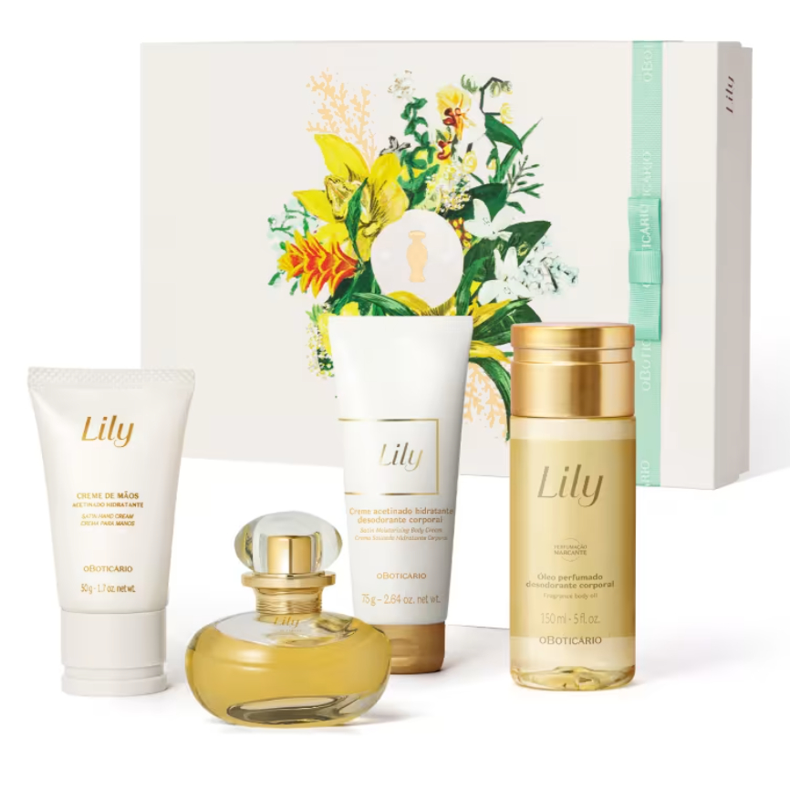Kit Presente Dia Dos Namorados Lily (4 itens)
