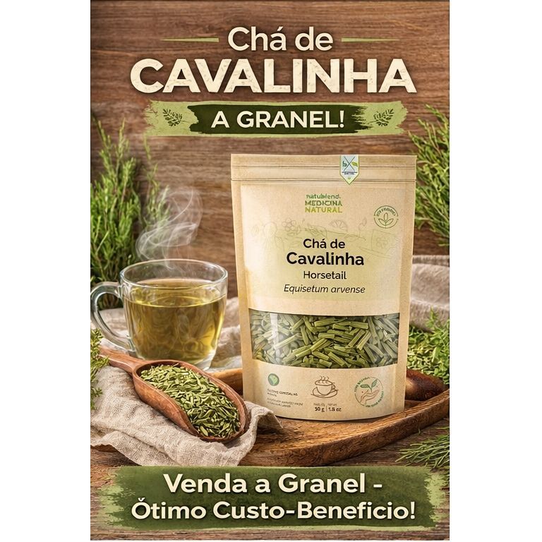 Chá de Cavalinha 100g Natural – Auxilia na Retenção de Líquidos | Qualidade Premium