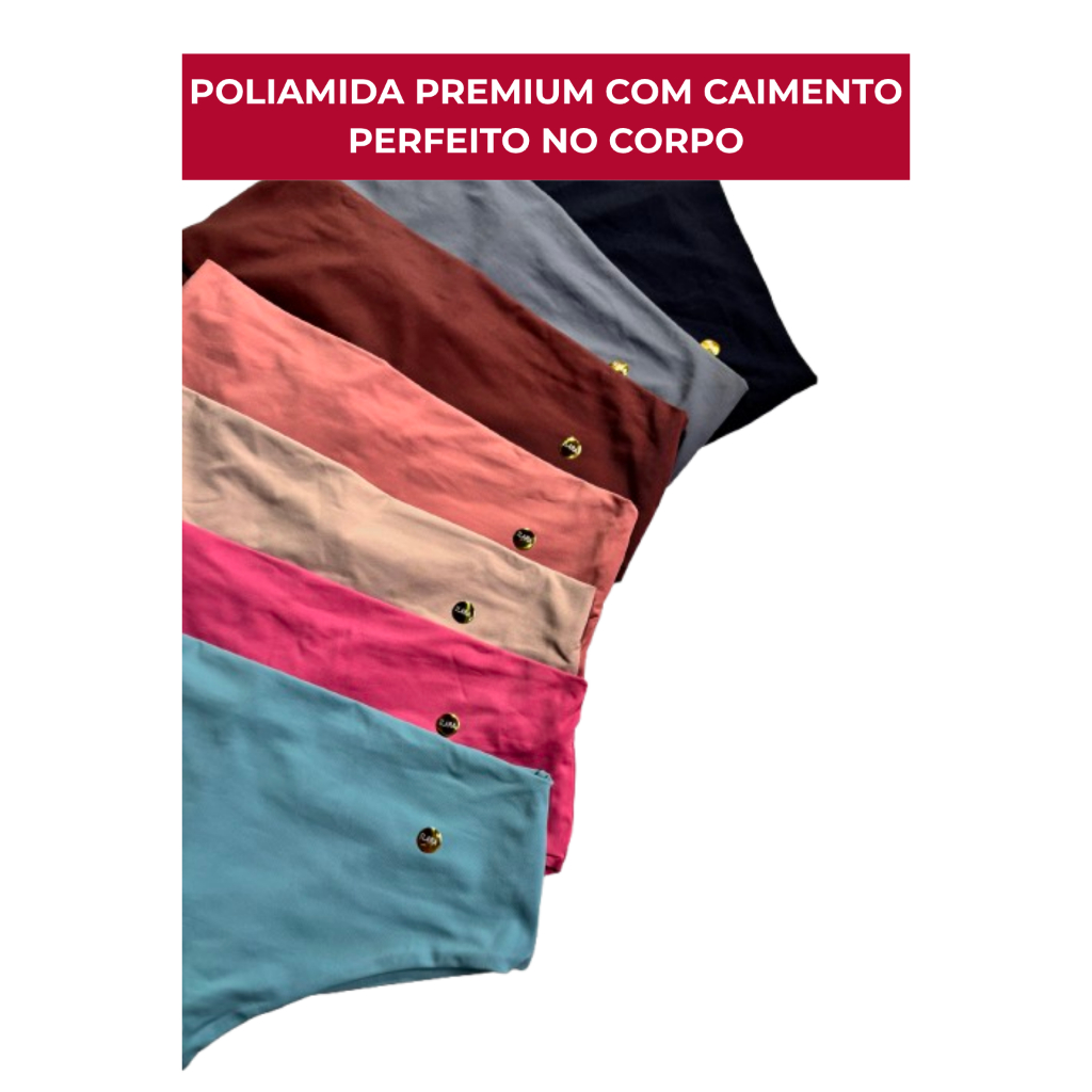 Detalhes do Kit Calcinha Fio Dental Poliamida cos alto sem costura duplo queridinha das clientes