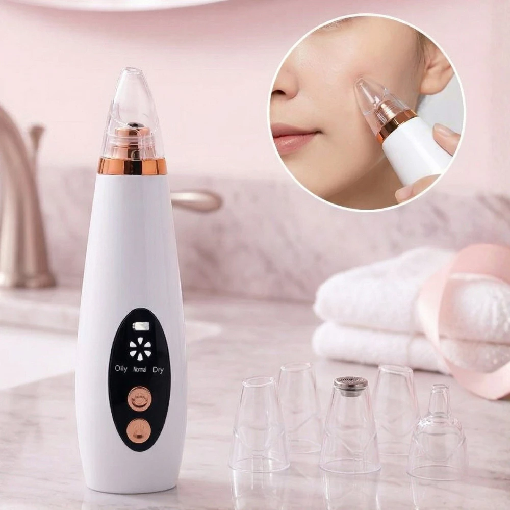 Removedor De Cravos Espinhas Cleaning  Sugador Poros Acne Sucção Usb Recarregável