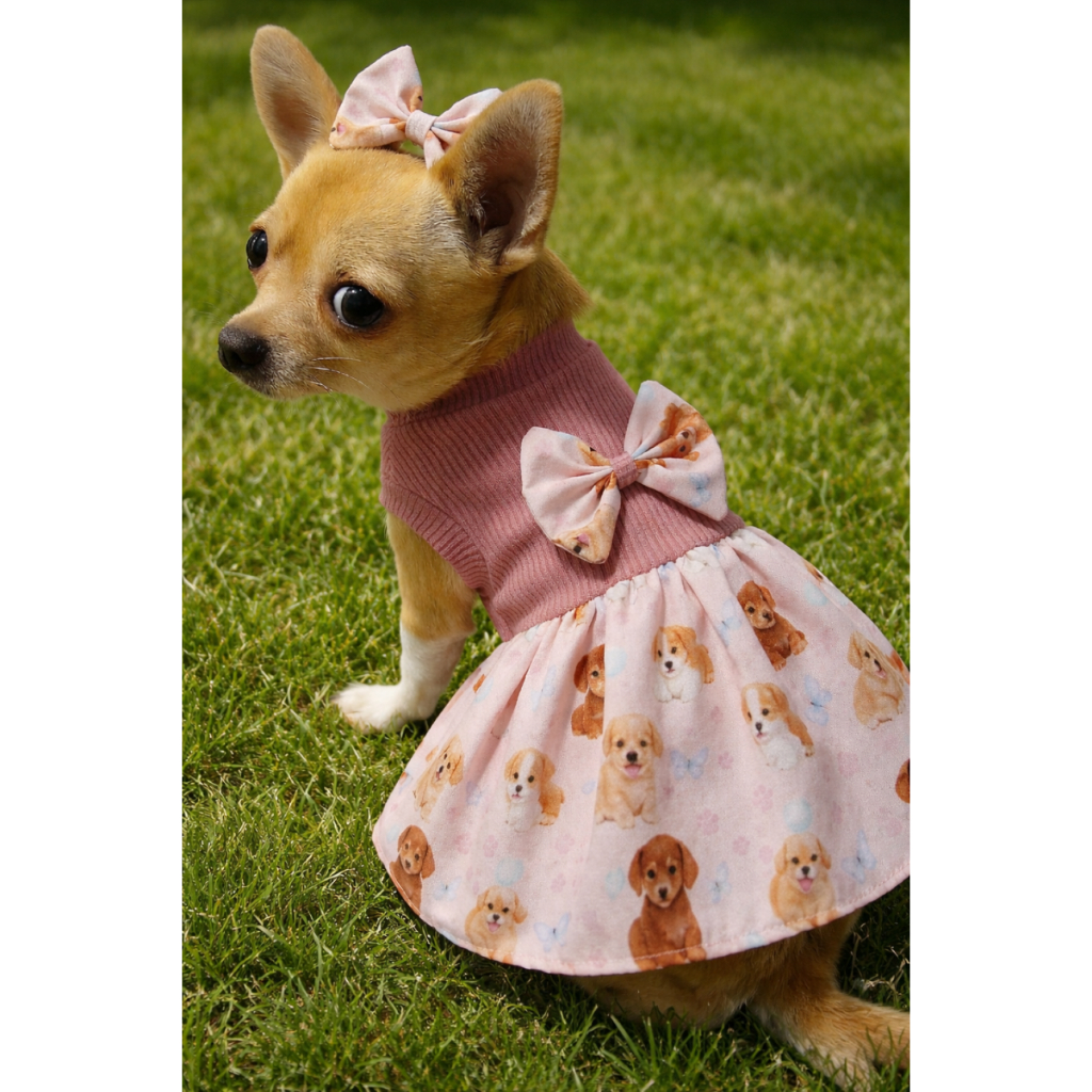 Roupa PetVestido pra Cachorro Estampada – Conforto e Estilo para Seu AUmigo! 🐾