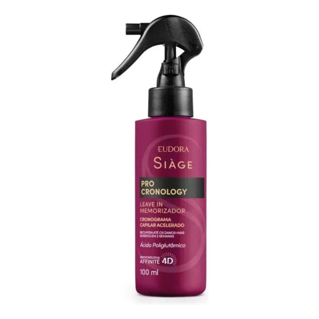 Eudora Leave In Memorizador Siàge Pro Cronology 100ml Cabelo - Mais vendido