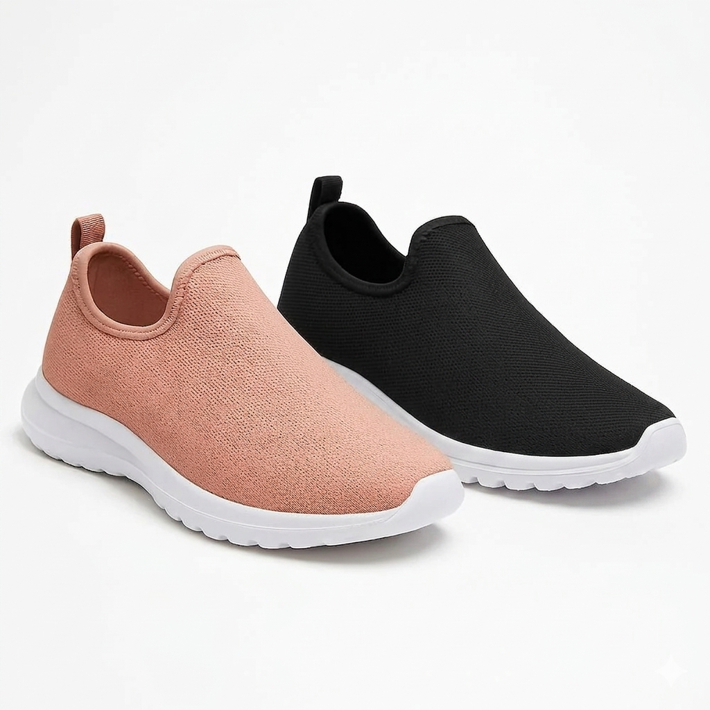 Tenis Esportivo Feminino Meia Calce Facil Confortavel Elegante Fitness Academia Corrida e Caminhada