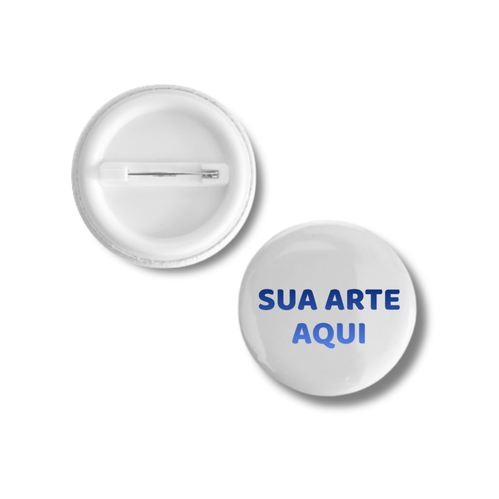 Kit Bottons 44mm Personalizados 50/100 Unidades