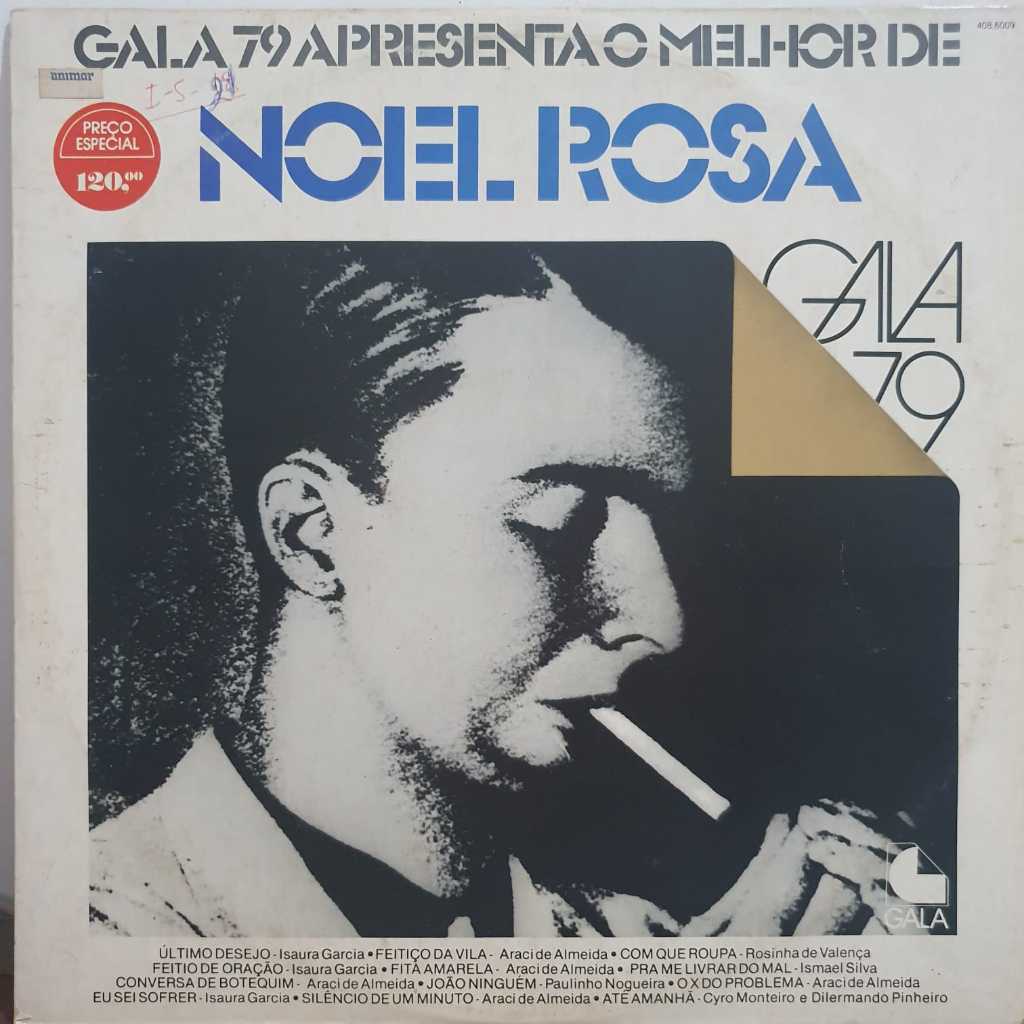 Lp Noel Rosa Gala Apresenta Araci De Almeida Rosinha De Vale