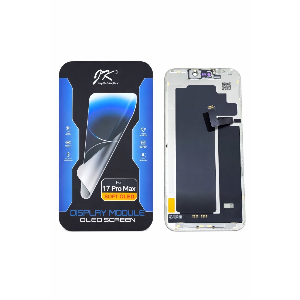 Tela Frontal Display Para IPhone 17 Pro Max 100% Soft Oled JK