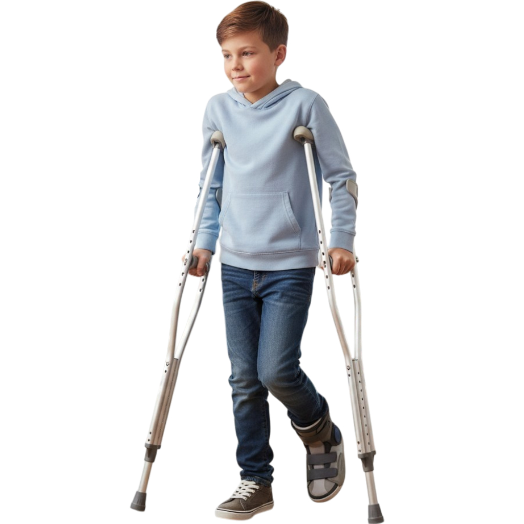 Muleta Axilar Mercur G Ortopédica com Regulagem de Altura Adulto em Oferta na Shopee