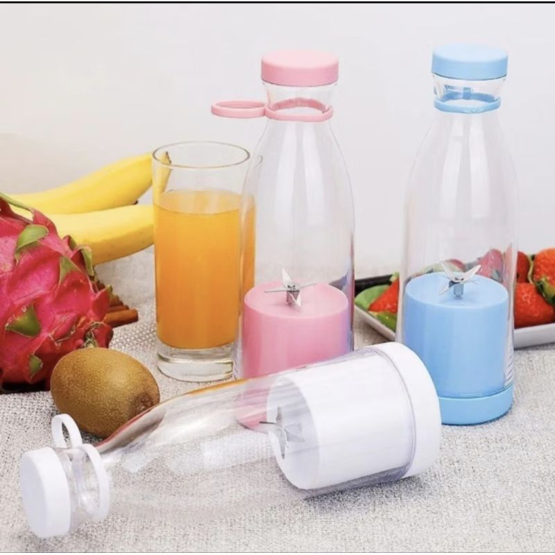 Mini Liquidificador 6 Lâminas portátil USB 420mL Elétrico Copo Liquidificador Portatil Recarregável Imperio