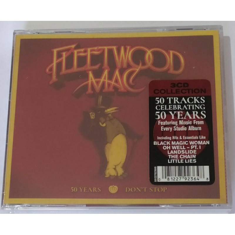 CD Fleetwood Mac - 50 Years - Don't Stop EU 2018 CD TRIPLO