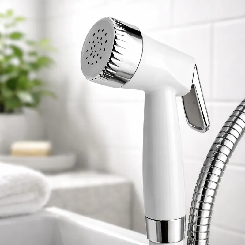 Pistola Gatilho Para Ducha Higienica Fabrimar Tigre Branca