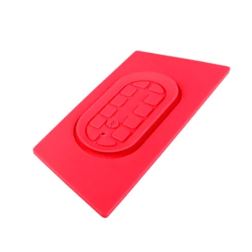 2 Manta de Silicone Universal Separadora LCD 7 Polegadas VERMELHA