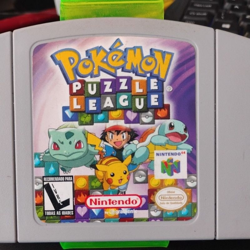 POKÉMON PUZZLE LEAGUE NINTENDO 64 ORIGINAL
