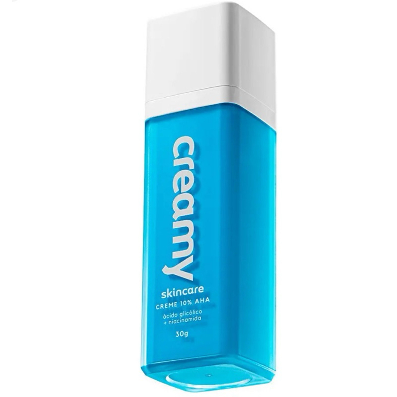 Creamy Skincare Ácido Glicólico 30g | Reduz Poros Dilatados, Melhora A Pele, Hidratação Profunda E Intensa, Controla