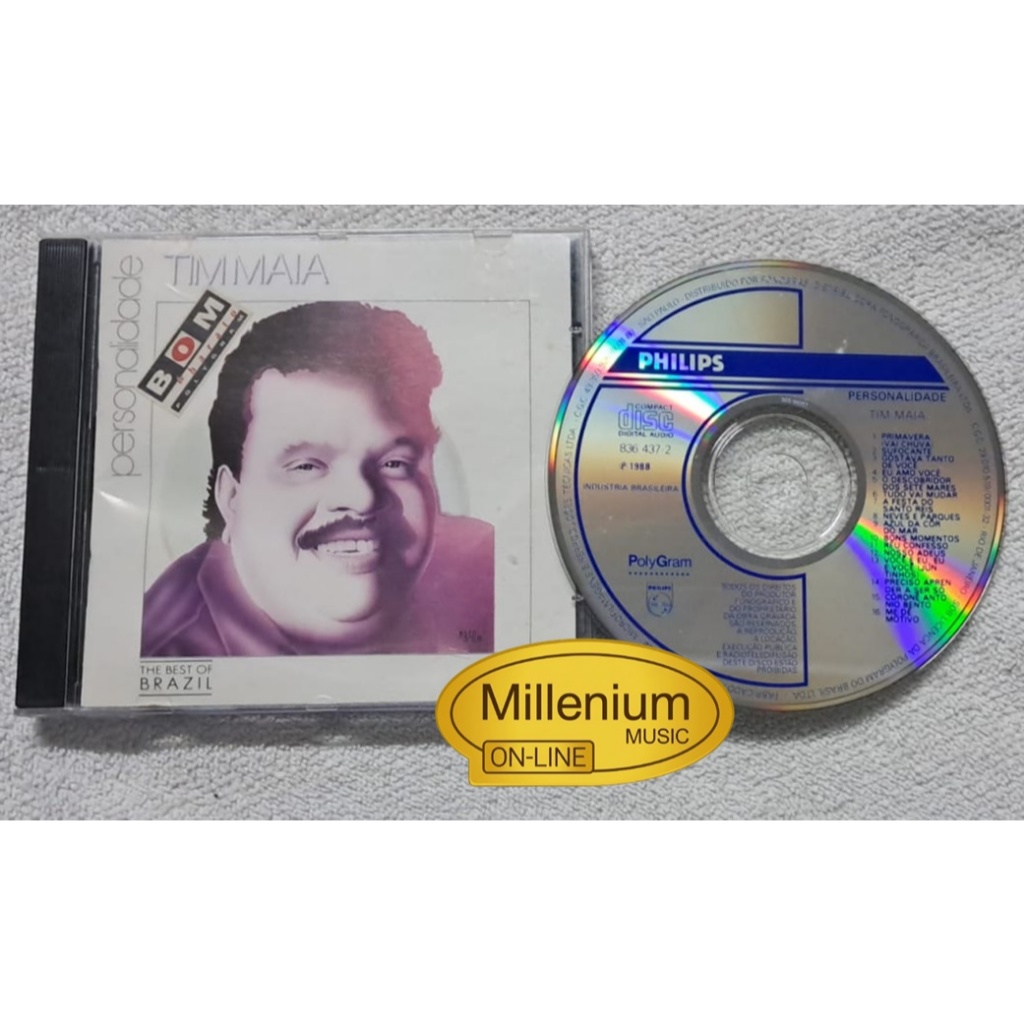 CD Tim Maia  Personalidade 1998 Original Gravadora Colecionador Ótimo Estado