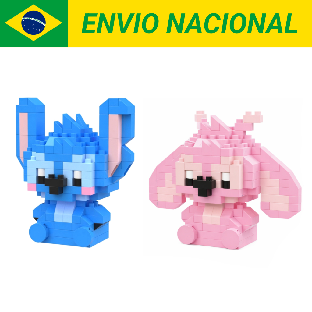 Blocos de Montar Bricks Lego Hello Kitty Stitch Angel Kuromi Melody Envio Nacional Rápido