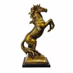 Estátua Cavalo Decorativo em Resina 25 cm (1 Unidade)