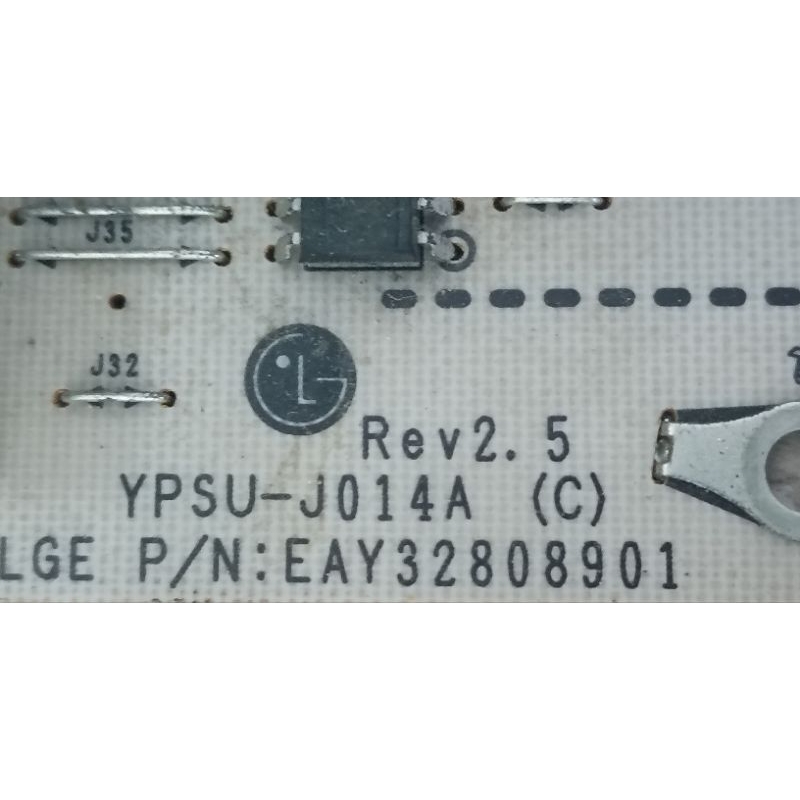 placa fonte tv LG 42pc5rv eax32808901
