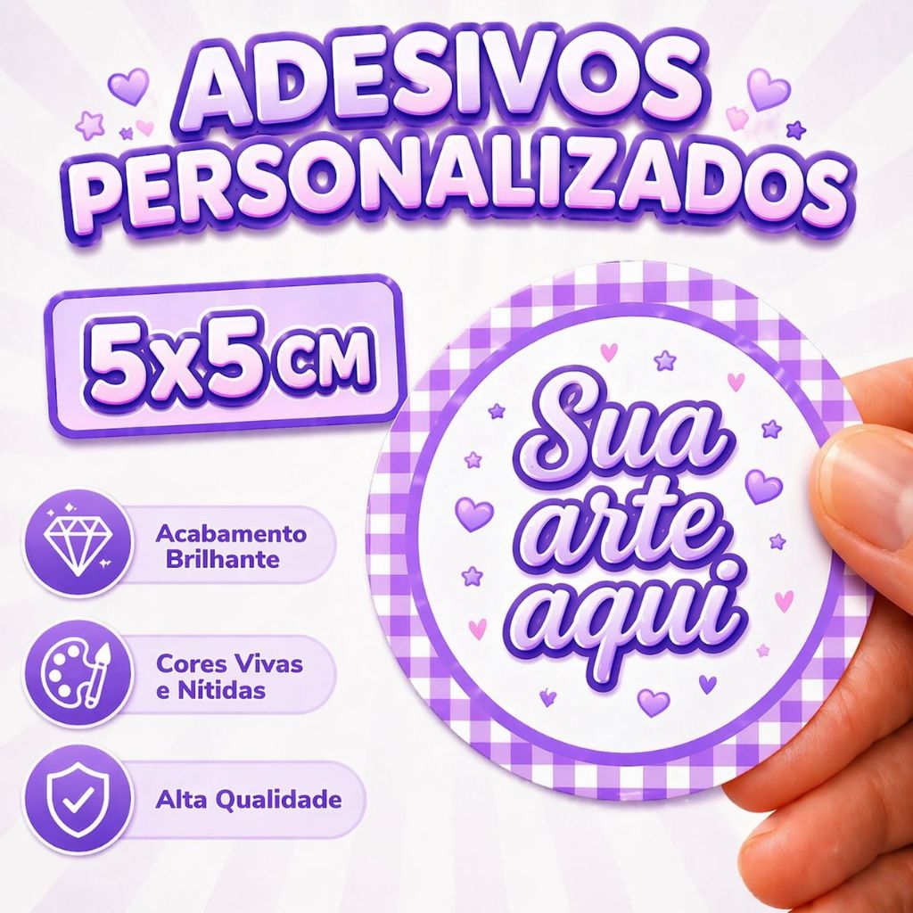 Adesivos Personalizados 5x5 cm Todos os Temas Lembrancinha Aniversário Infantil Decoração Mimos