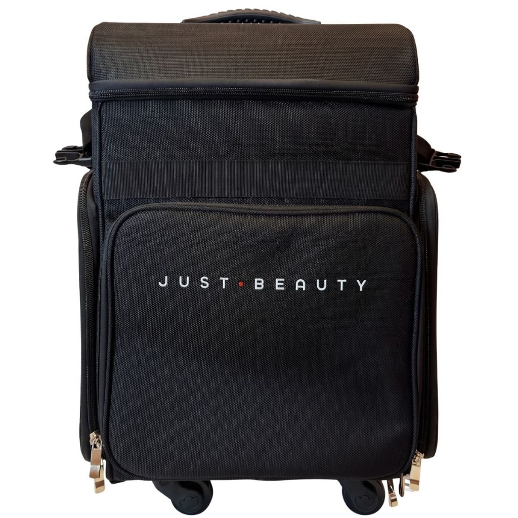 Maleta de Maquiagem Grande Profissional Just Beauty Acessórios Make Mala