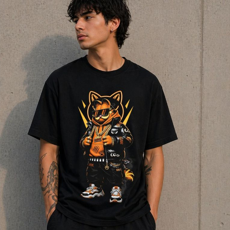 Camiseta Estampada Unissex Básica Masculina E Feminina 100% Algodão Despojada Estilosa