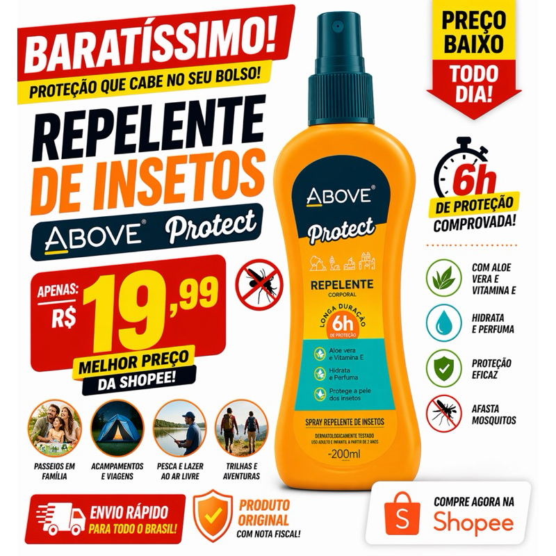 Repelente de Insetos Insect Free 200 ML spray