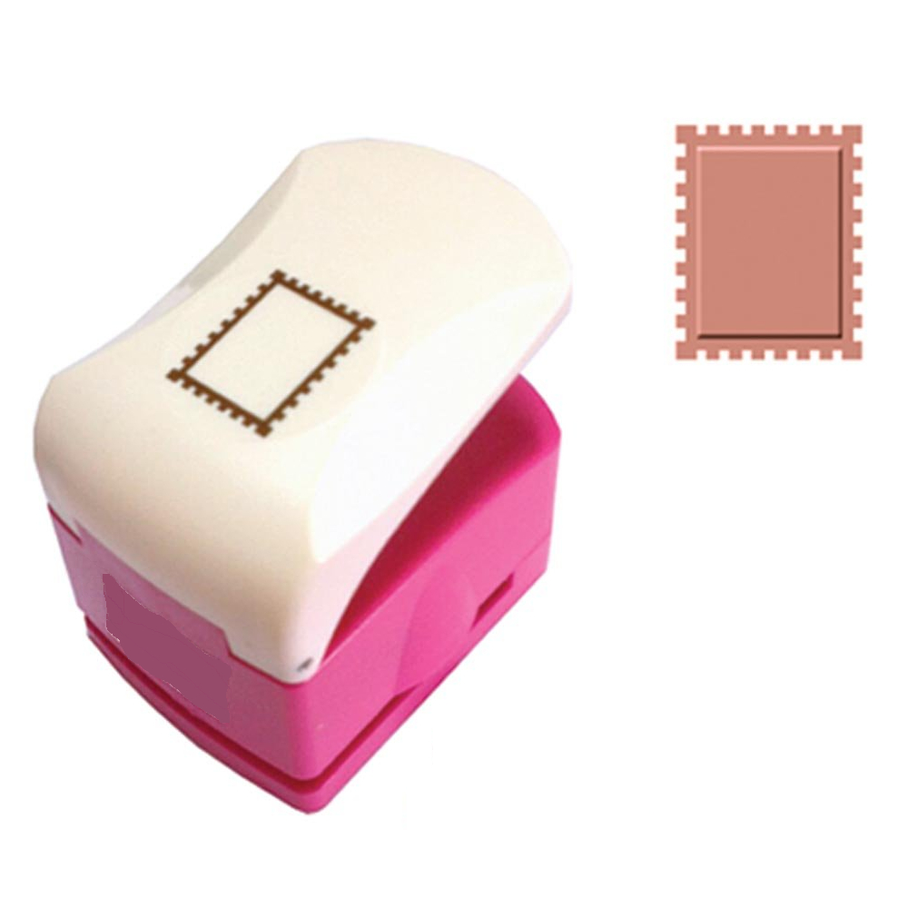 Furador Scrapbook Gigante Para Papel Colcha de Retalhos Selo com Relevo 2,9cm x 2,5cm
