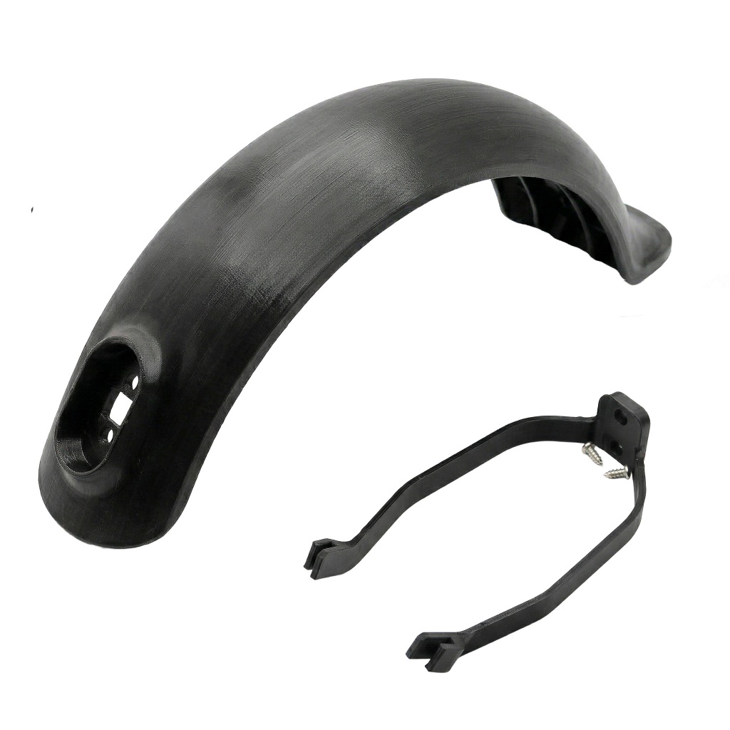 Kit Paralama Reforsado Traseiro com Suporte Paralama Patinete Elétrico Sólido Em PETG Mais Forte