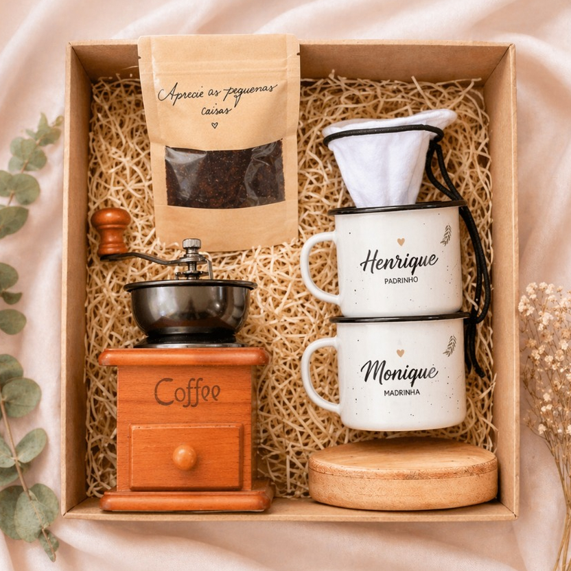 Kit Presente Personalizado para Padrinhos de Casamento | Caixa Convite para Pais dos Noivos