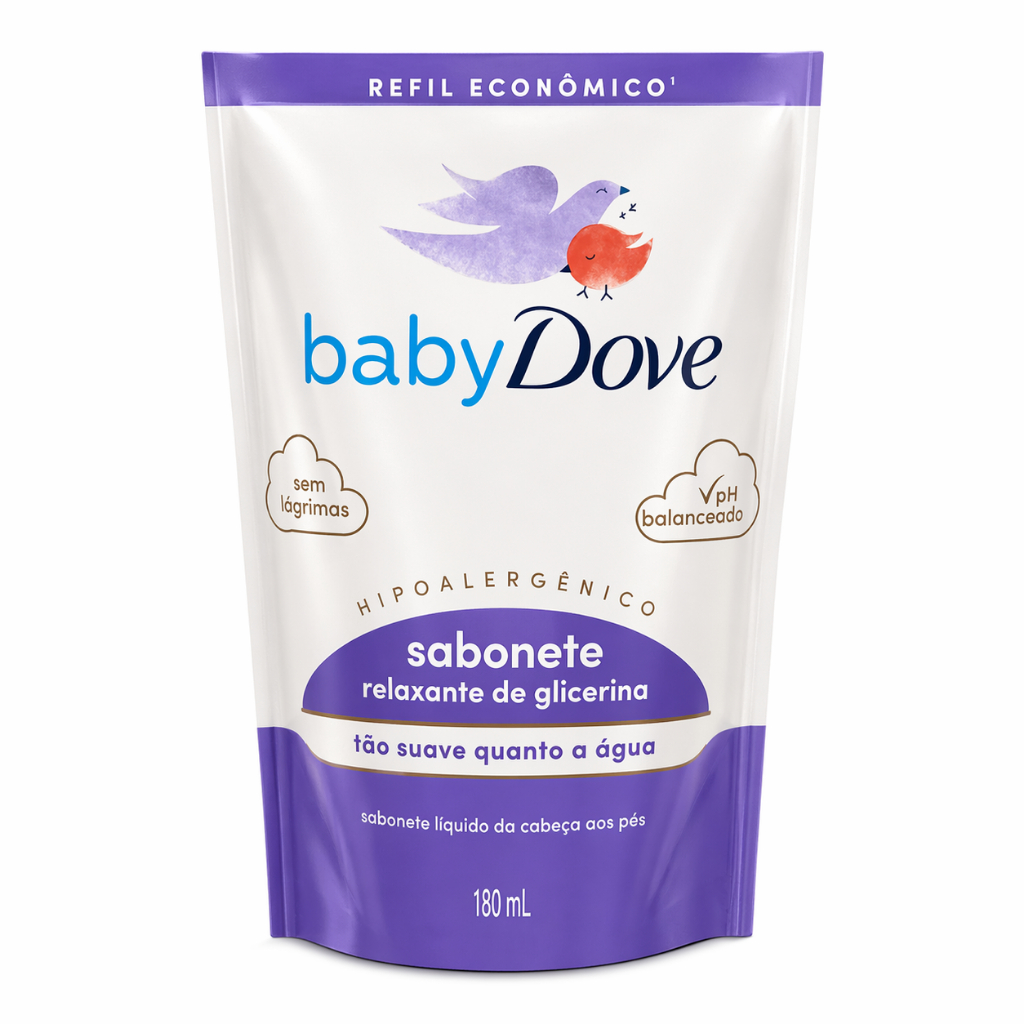 Sabonete Líquido Dove Baby Hora de Dormir 180ml Hipoalergênico Relaxante