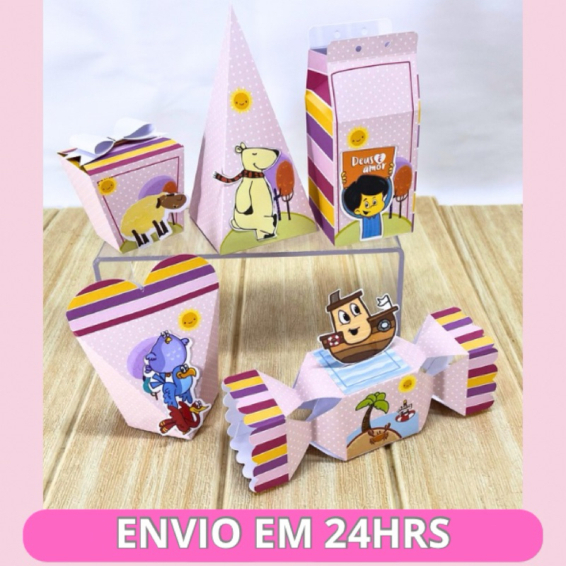 Kit Personalizados 3 Palavrinhas Lembrancinhas para Aniversário **ENVIO EM 24HRS**
