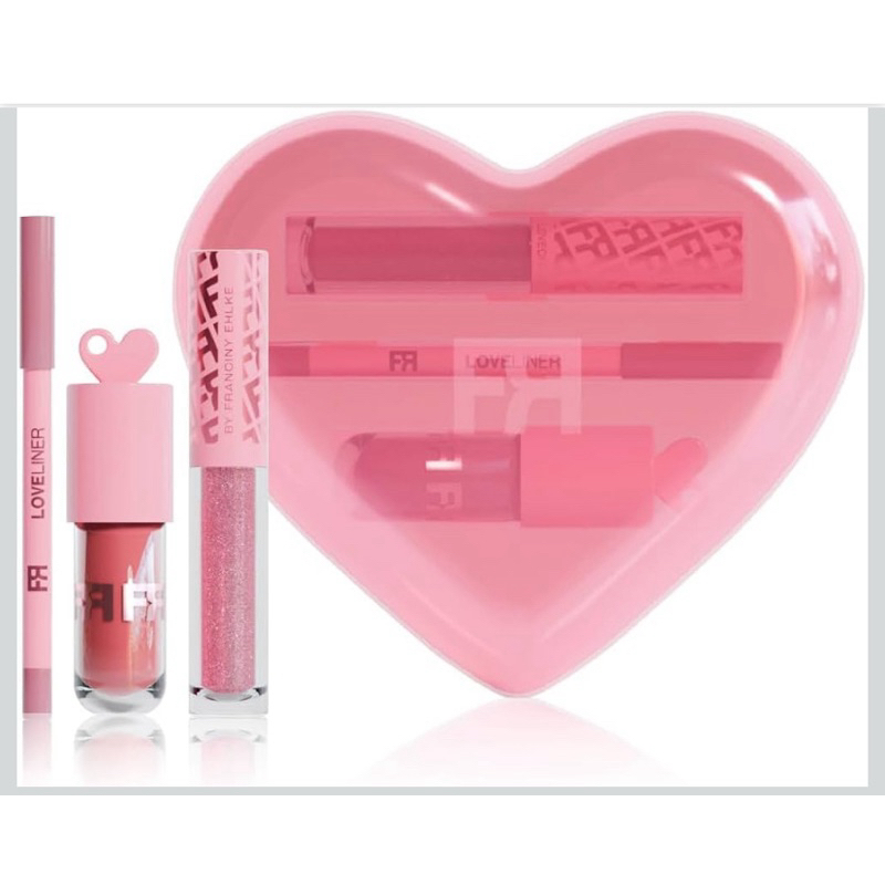 Kit Apaixonante Fran Lover Acompanha 2 Gloss Labial E Lapis Labial By Fran Ehlke