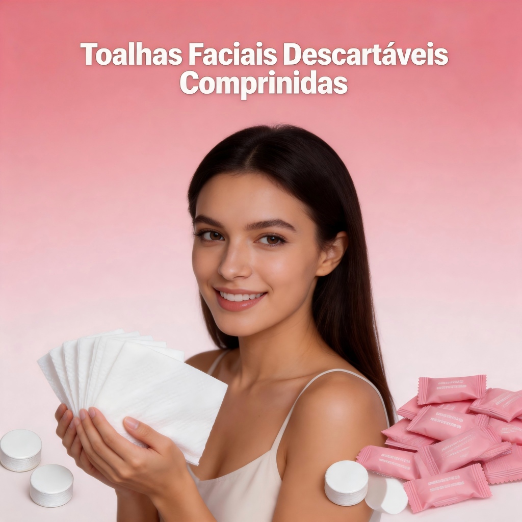 Kit 150 Toalhas Comprimidas Desidratadas: Multiuso para Limpeza, Viagem e Camping!