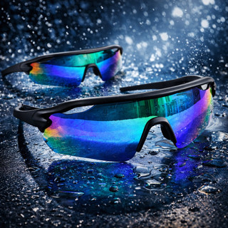 Óculos de Ciclismo AIELBRO para Atividades ao Ar Livre, Corrida, Bicicleta, Pesca e Passeios.