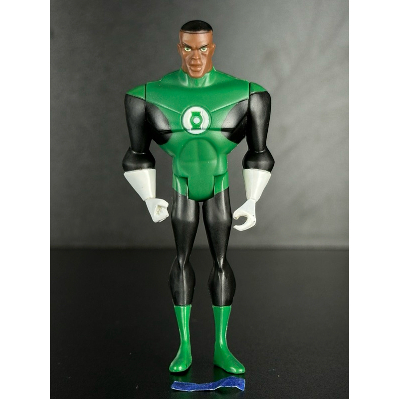 Action Figure Boneco Articulado JLU Mattel Lanterna Verde - John Stewart Classic Edition - Liga da Justiça Sem Limites