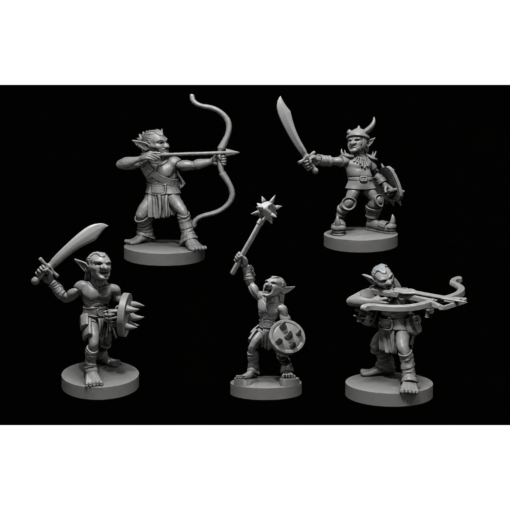 Kit 06 Goblins Miniaturas RPG