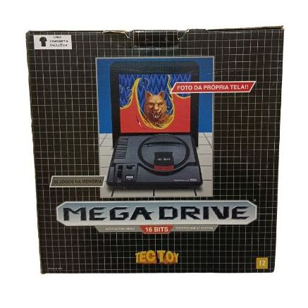 SEGA MEGA DRIVE 2017 COM CAMISETA. (USADO).
