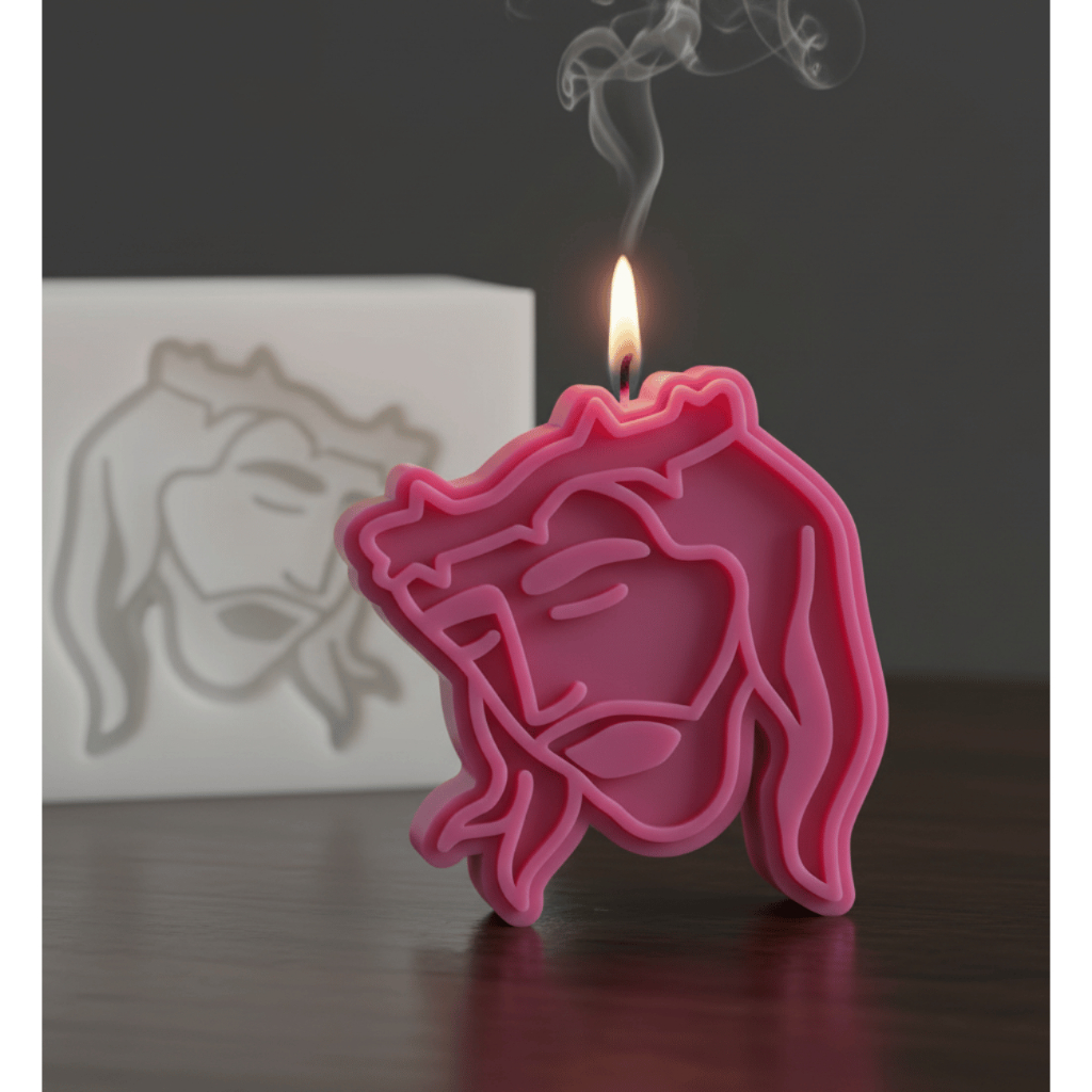 Molde de Silicone Rosto de Jesus Sacro Religioso – Ideal para Velas, Biscuit, Gesso, Resina e Doces Artesanais | Alta De