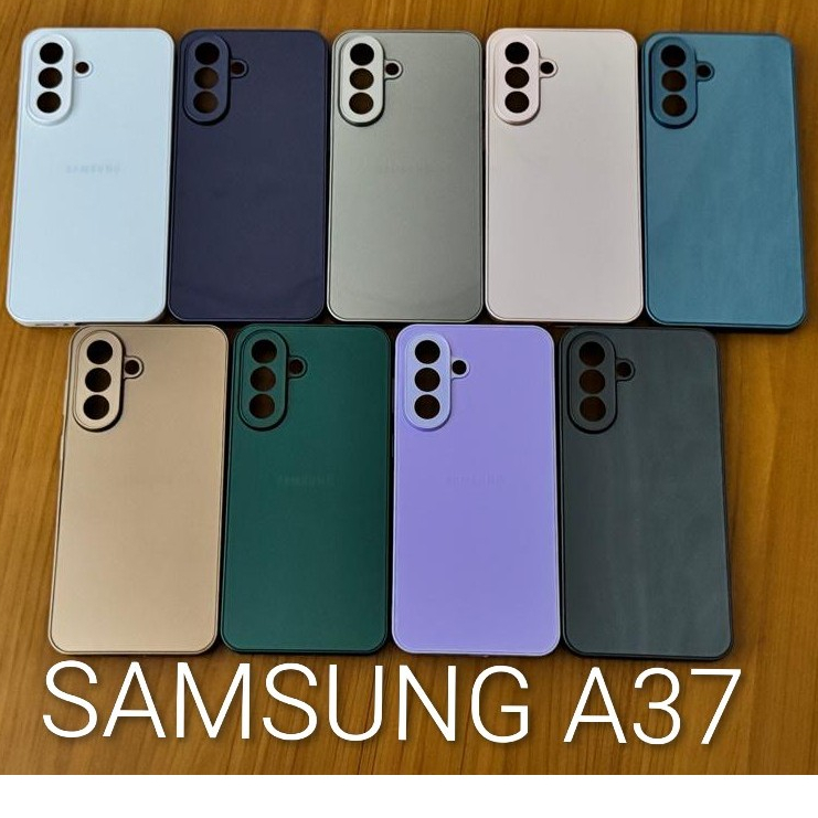 CAPA CASE CAPINHA PREMIUM P/SAMSUNG A37  INTERIOR AVELUDADO AG-GLASS PHONE CASE LUXO SOFISTICAÇÃO
