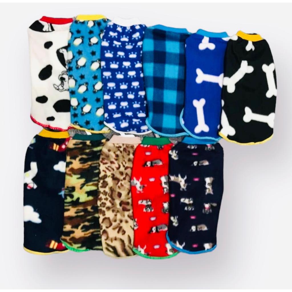 Roupa Pet Soft Inverno Quentinha Estampas Variadas (Unitário) Unissex - Tamanhos 0 ao 13