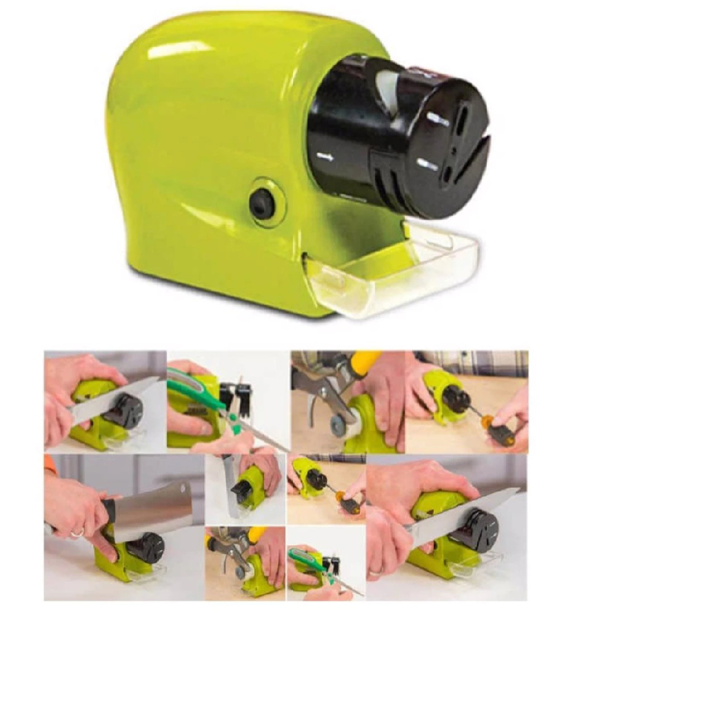 Amolador Portátil Elétrico Afiador Tesoura Faca Ferramentas Prático modelo CF05 rapido pratico