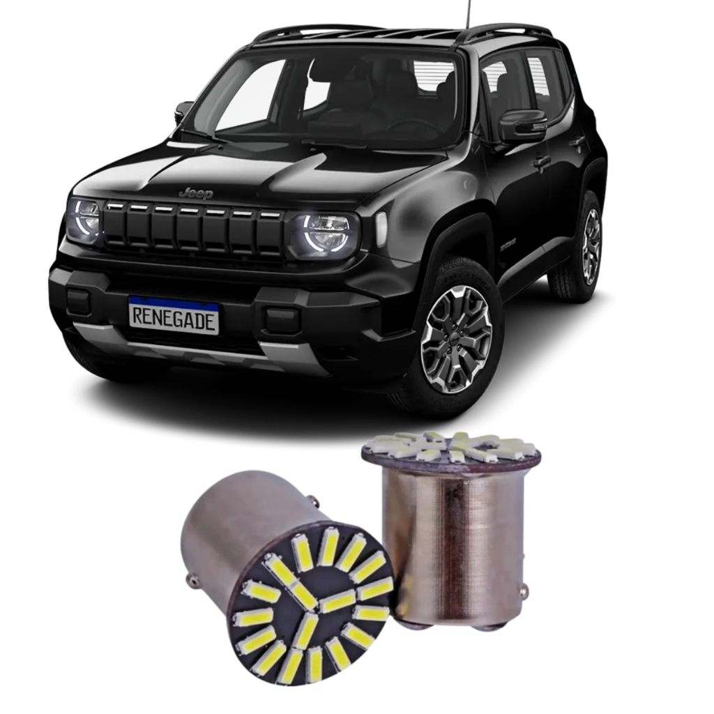 Lâmpadas Led Premium Drl Luz Diurna Jeep Renegade 2015 2016 2017 2018 2019 2020 2021 2022