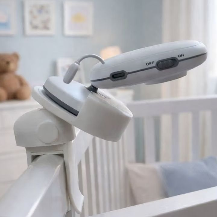 Suporte de Berço para baba eletrônica TakTark VB603 Articulado Ajustável 0°–45° Fixação por presilha